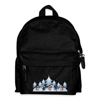 Winter - Kinder Rucksack - Schwarz - Vorne