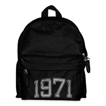 1971 Jahrgang - Kinder Rucksack - Schwarz - Vorne