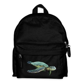 turtle schildkroete tiere animals6 - Kinder Rucksack - Schwarz - Vorne
