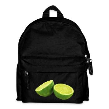 lemon limette zitrone citrus veggie gemuese fruits - Kinder Rucksack - Schwarz - Vorne