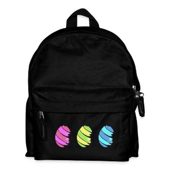 eier eggs easter easteregg ostereier ostern75 - Kinder Rucksack - Schwarz - Vorne