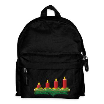 weihnachten winter rentier weihnachtsmann ugly chr - Kinder Rucksack - Schwarz - Vorne