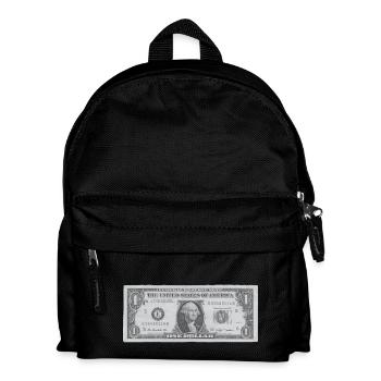 1 dollar - Sac à dos Enfant - noir - Devant