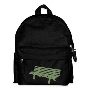 sofa couch chair table chair table lamp lamp lamp benc - Kids' Backpack - black - Front