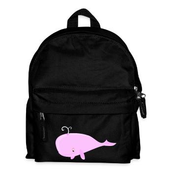 Whale pink - Kids' Backpack - black - Front