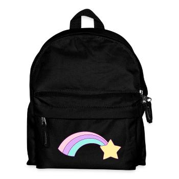 Regenbogen - Kinder Rucksack - Schwarz - Vorne