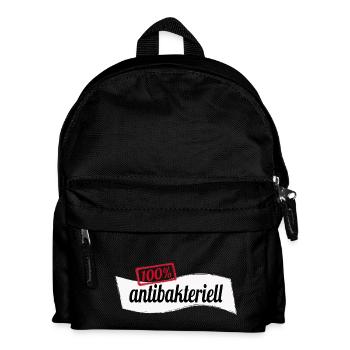100% antibakteriell gegen Krankheit Geschenk - Kinder Rucksack - Schwarz - Vorne