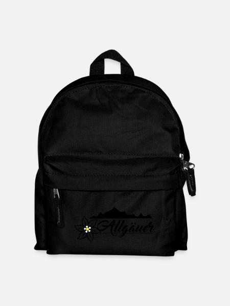 Allgäuer Design - Kinder Rucksack - Schwarz