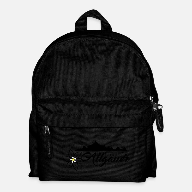 Allgäuer Design - Kinder Rucksack - Schwarz