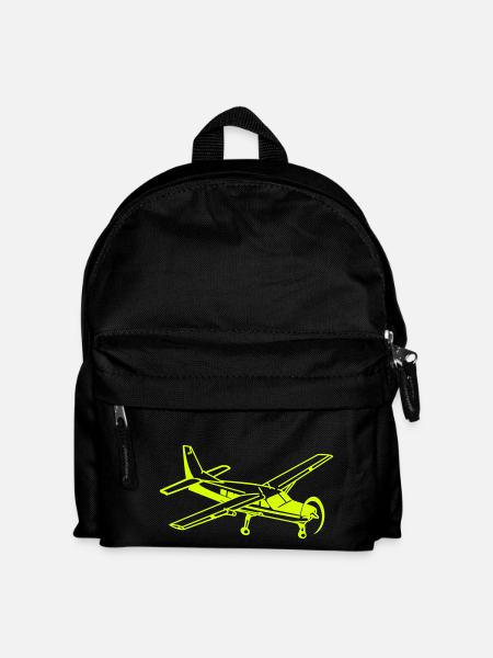 Cessna C208 - Kinder Rucksack - Schwarz