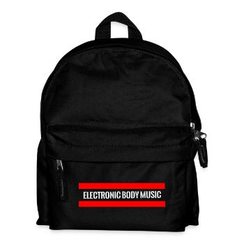 Electronic Body Music - Kinder Rucksack - Schwarz - Vorne