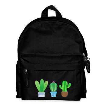 Cactus! - Kids' Backpack - black - Front