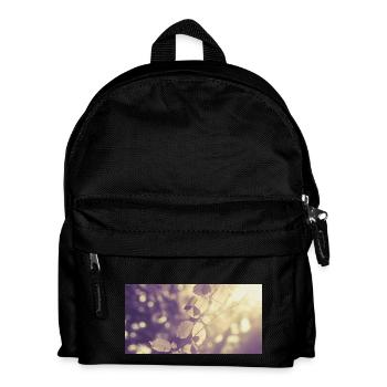 Branch in backlight - Kids' Backpack - black - Front