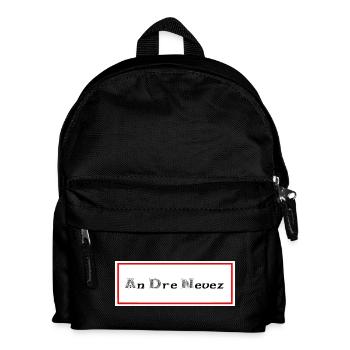 andrenevez heiliger Retter - Kinder Rucksack - Schwarz - Vorne