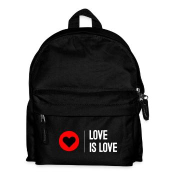 L'amour c'est l'amour - Sac à dos Enfant - noir - Devant