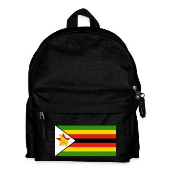 Simbabwe - Kinder Rucksack - Schwarz - Vorne