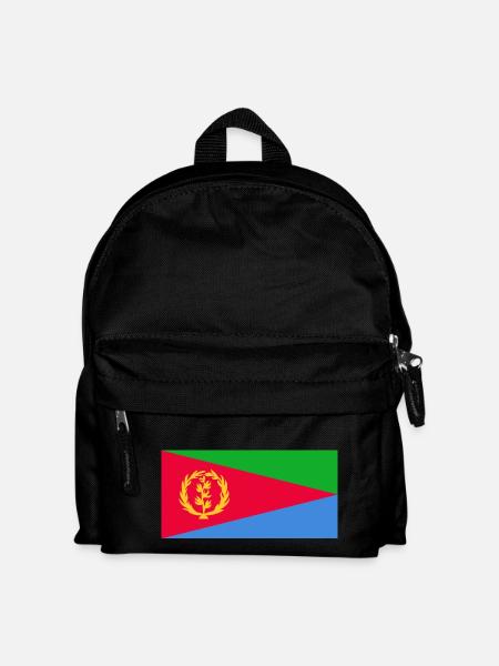 Eritrea-Flagge - Kinder Rucksack - Schwarz