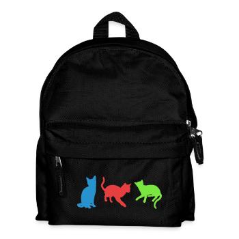 chats - Sac à dos Enfant - noir - Devant