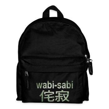 wabi sabi - Kids' Backpack - black - Front