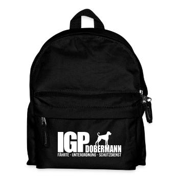 IGP DOBERMANN Wilsigns Chien chien sport canin - Sac à dos Enfant - noir - Devant