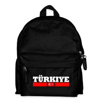 Turkey flag - Kids' Backpack - black - Front