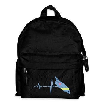 Heartbeat Aruba gift - Kids' Backpack - black - Front