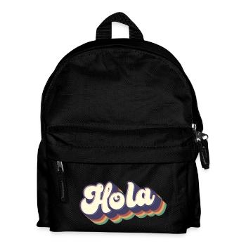 Hola Espagnol Bonjour Hawaii Hawaiian Pride Mexicain - Sac à dos Enfant - noir - Devant