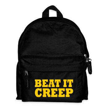 Beat it creep - Kinder Rucksack - Schwarz - Vorne