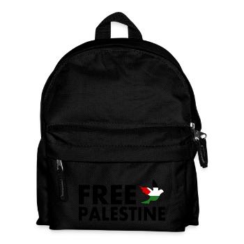 Free palestine - Kinder Rucksack - Schwarz - Vorne