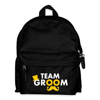 Team groom - Kids' Backpack - black - Front