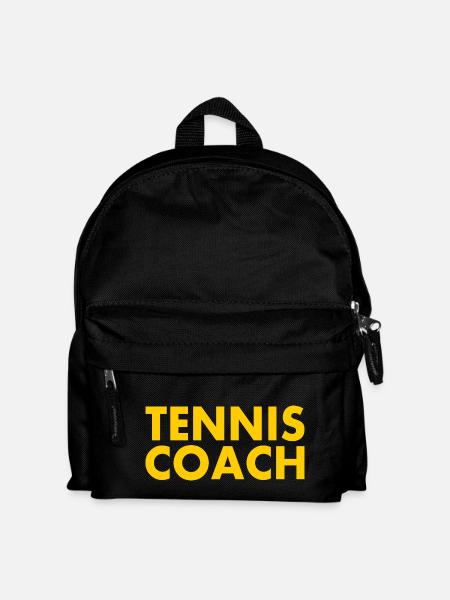 Tennis coach - Kinder Rucksack - Schwarz