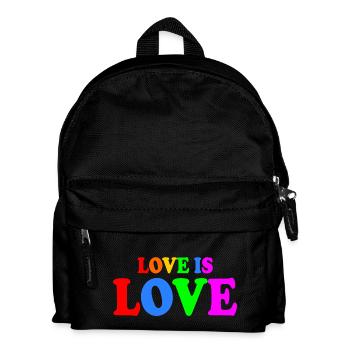 Love is love - Sac à dos Enfant - noir - Devant