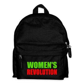 Womens revolution - Kinder Rucksack - Schwarz - Vorne