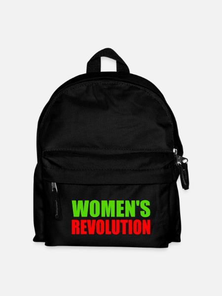 Womens revolution - Kinder Rucksack - Schwarz