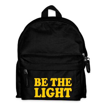 Be the light - Kids' Backpack - black - Front