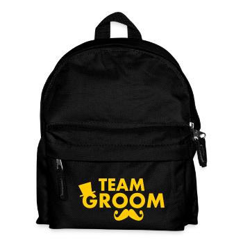 Team groom - Kids' Backpack - black - Front