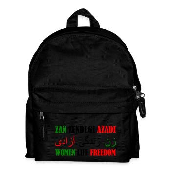 women life freedom Zan zendegi azadi - Sac à dos Enfant - noir - Devant