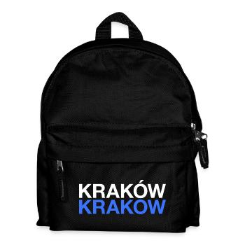 KRAKOW Polen Polska Krakau Flagge - Kinder Rucksack - Schwarz - Vorne