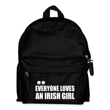Everyone loves an irish girl - Kinder Rucksack - Schwarz - Vorne