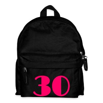 30 ANS. 30e ANNIVERSAIRE. ANNIVERSAIRE 30 ANS. 30 - Sac à dos Enfant - noir - Devant