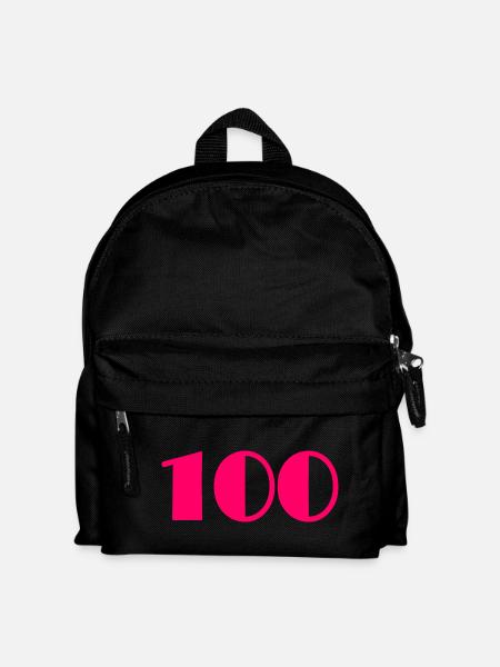 100. 100 ANS. 100e ANNIVERSAIRE. ANNIVERSAIRE - Sac à dos Enfant - noir