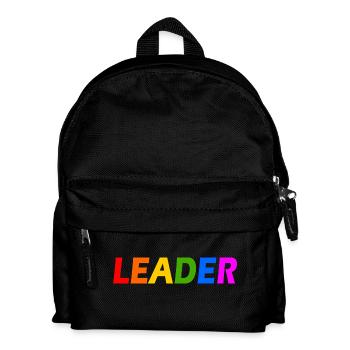 Leader - Kinder Rucksack - Schwarz - Vorne