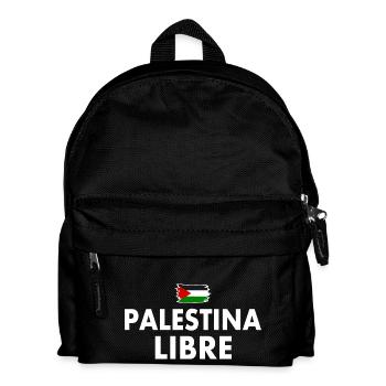 palestina libre - Kinder Rucksack - Schwarz - Vorne