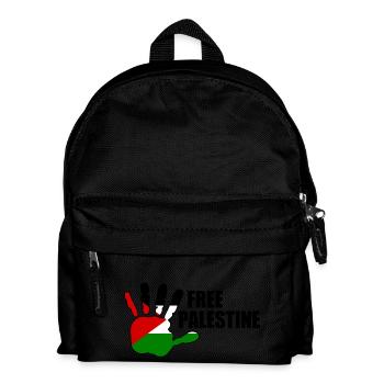 Free palestine - Kids' Backpack - black - Front