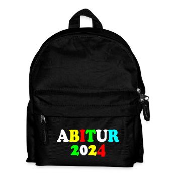 Abitur 2024 - Kinder Rucksack - Schwarz - Vorne