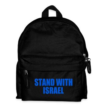 Stand with israel - Kids' Backpack - black - Front