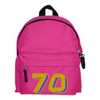 70. 70 JAHRE. 70-JÄHRIGES JUBILÄUM. 70-JÄHRIGES JUBILÄUM. - Kinder Rucksack - Fuchsia - Vorne