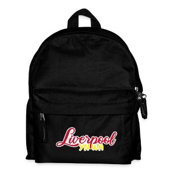 Liverpool Fußball Football - Kinder Rucksack - Schwarz - Vorne