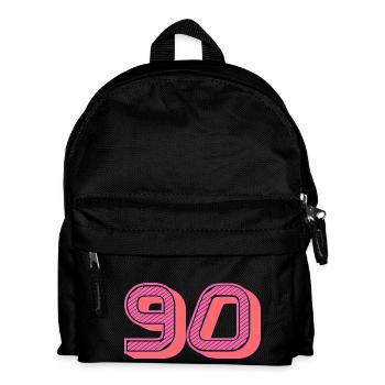 90. 90 JAHRE. 90. JAHRESTAG. 90-JÄHRIGES JUBILÄUM. - Kinder Rucksack - Schwarz - Vorne