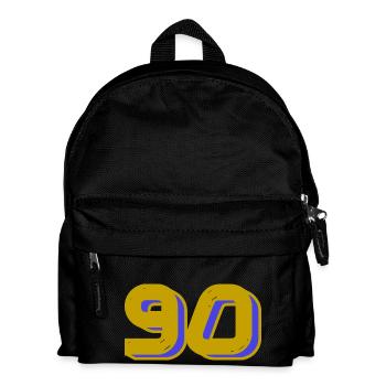 90. 90 YEARS. 90th ANNIVERSARY. 90 YEARS ANNIVERSARY. - Kids' Backpack - black - Front